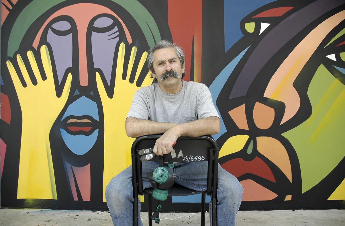 Mono González, muralista: “Tienen que haber en las ciudades, espacios para que los muchachos puedan expresarse”