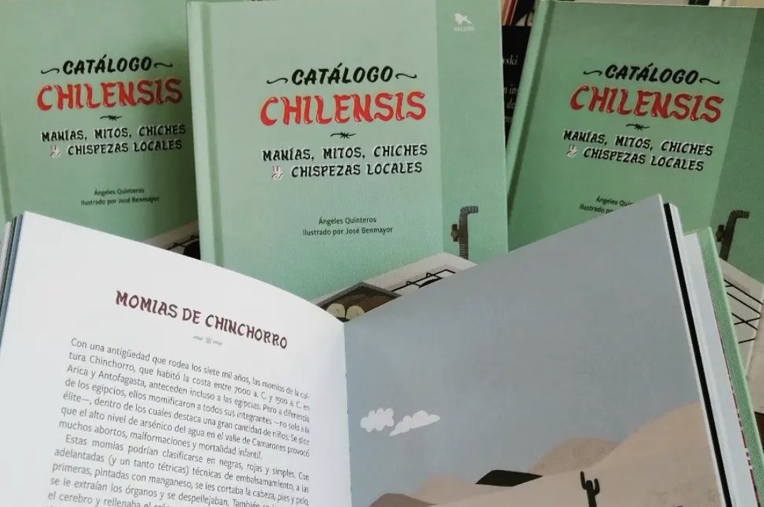 Ángeles Quinteros, autora de Catálogo Chilensis: “En este libro cabe todo, desde el cenicero con concha de loco, la chilena, la piscola, las animitas, el poncho…”