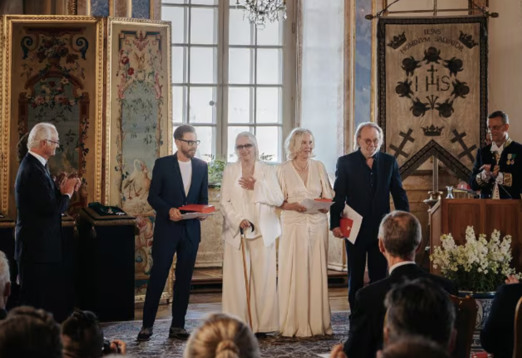 ABBA se reúne para recibir uno de los mayores honores de Suecia