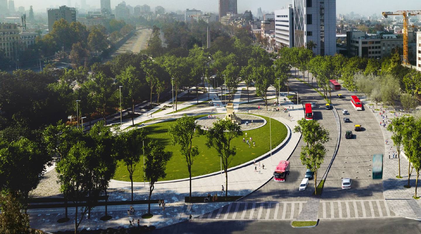 Reorganización de Plaza Baquedano y Alameda: Dos meses de corte en eje central para transformación urbana